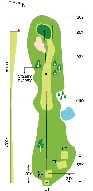 타이세츠잔 컨트리클럽 히가시 IN HOLE : 17