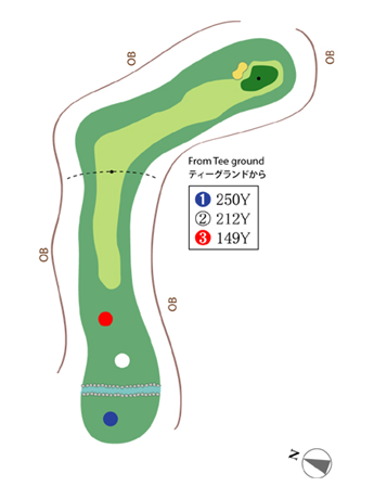 니세코빌리지 골프코스 OUT HOLE : 5