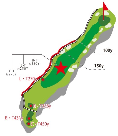 오리온아라시야마 골프클럽 OUT HOLE : 1