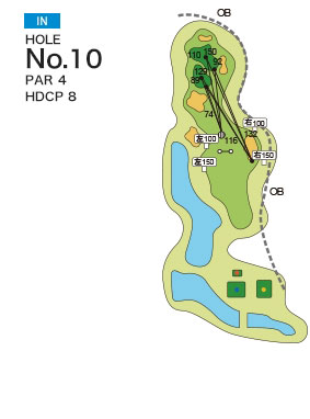 [PGM] 다마쓰쿠리골프클럽 와카우미코스 IN HOLE : 10