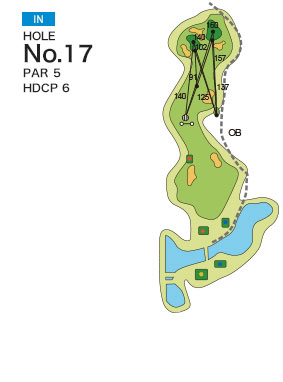 [PGM] 다마쓰쿠리골프클럽 와카우미코스 IN HOLE : 17