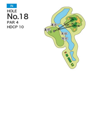 [PGM] 다마쓰쿠리골프클럽 와카우미코스 IN HOLE : 18