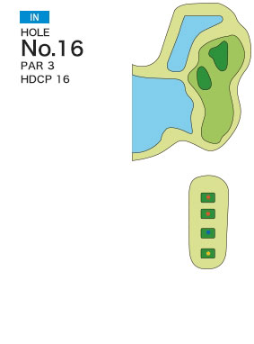 [PGM] 다마쓰쿠리골프클럽 와카우미코스 IN HOLE : 16