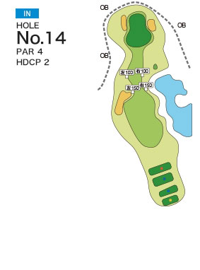 [PGM] 다마쓰쿠리골프클럽 네지키코스 IN HOLE : 14