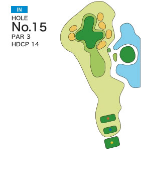 [PGM] 다마쓰쿠리골프클럽 네지키코스 IN HOLE : 15