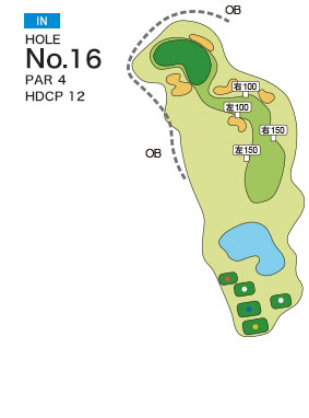 [PGM] 다마쓰쿠리골프클럽 네지키코스 IN HOLE : 16