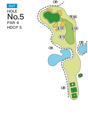 [PGM] 다마쓰쿠리골프클럽 네지키코스 OUT HOLE : 5