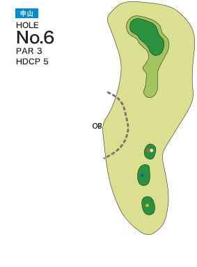 [PGM] 센다이힐즈골프클럽 나카야마 코스  HOLE : 6