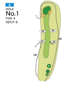 [PGM] 센다이힐즈골프클럽 이즈미 코스  HOLE : 1