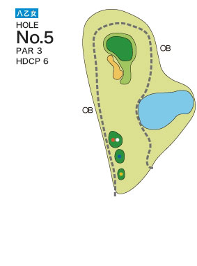 [PGM] 센다이힐즈골프클럽 야오토메 코스  HOLE : 5