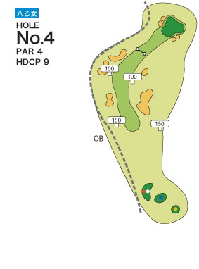 [PGM] 센다이힐즈골프클럽 야오토메 코스  HOLE : 4