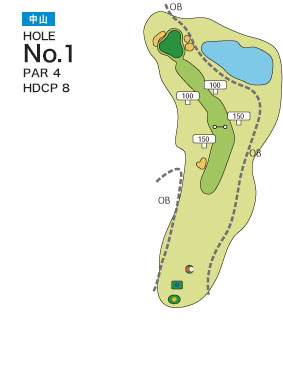 [PGM] 센다이힐즈골프클럽 나카야마 코스  HOLE : 1