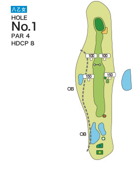 [PGM] 센다이힐즈골프클럽 야오토메 코스  HOLE : 1