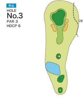 [PGM] 센다이힐즈골프클럽 나카야마 코스  HOLE : 3