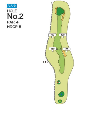 [PGM] 센다이힐즈골프클럽 야오토메 코스  HOLE : 2