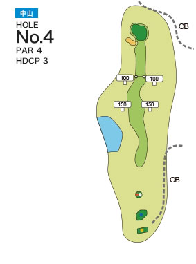 [PGM] 센다이힐즈골프클럽 나카야마 코스  HOLE : 4