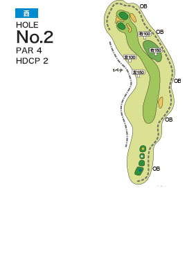 [PGM] 후소 컨트리클럽  니시 코스  HOLE : 2