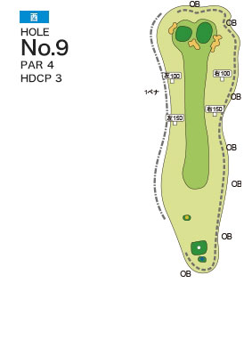 [PGM] 후소 컨트리클럽  니시 코스  HOLE : 9