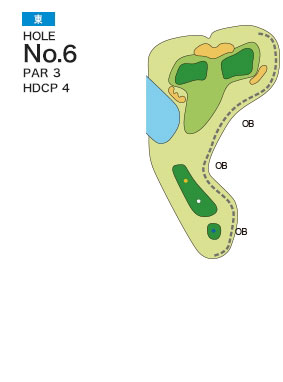 [PGM] 후소 컨트리클럽  히가시 코스  HOLE : 6
