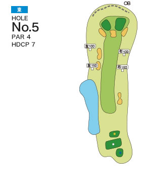 [PGM] 후소 컨트리클럽  히가시 코스  HOLE : 5