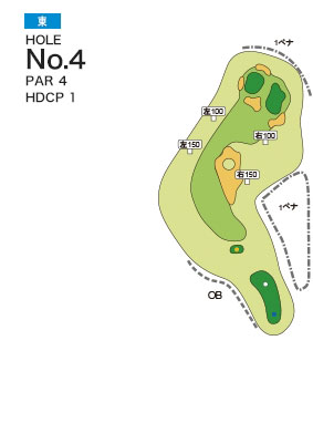 [PGM] 후소 컨트리클럽  히가시 코스  HOLE : 4
