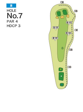 [PGM] 후소 컨트리클럽  히가시 코스  HOLE : 7