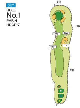 [PGM] 카사마컨트리클럽 OUT HOLE : 1