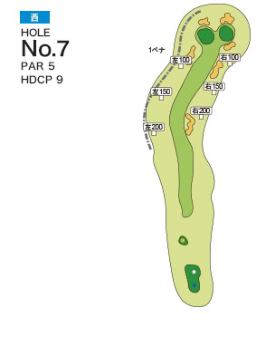 [PGM] 후소 컨트리클럽  니시 코스  HOLE : 7