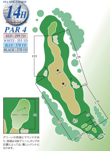 카누차 골프코스 IN HOLE : 14