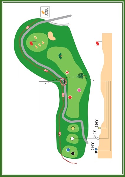 츄라 오차드 골프클럽 OUT HOLE : 1