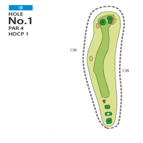 [PGM] 미야자키국제골프클럽 타치바나 HOLE : 1