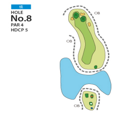 [PGM] 미야자키국제골프클럽 타치바나 HOLE : 8