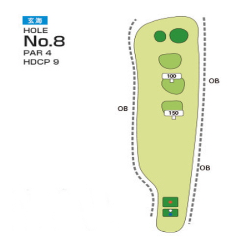 [PGM] 치산 컨트리클럽 온가 겐카이 HOLE : 8