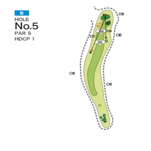 [PGM] 다이하카타 컨트리클럽 히노키 HOLE : 5