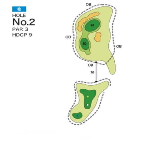 [PGM] 다이하카타 컨트리클럽 히노키 HOLE : 2