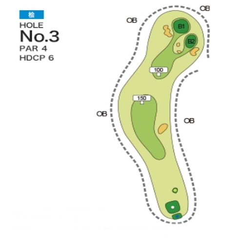 [PGM] 다이하카타 컨트리클럽 히노키 HOLE : 3