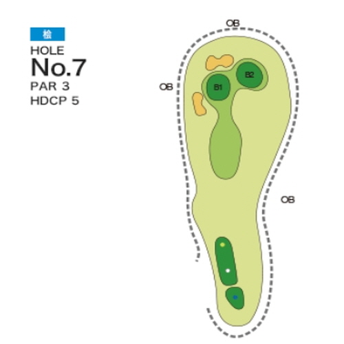 [PGM] 다이하카타 컨트리클럽 히노키 HOLE : 7