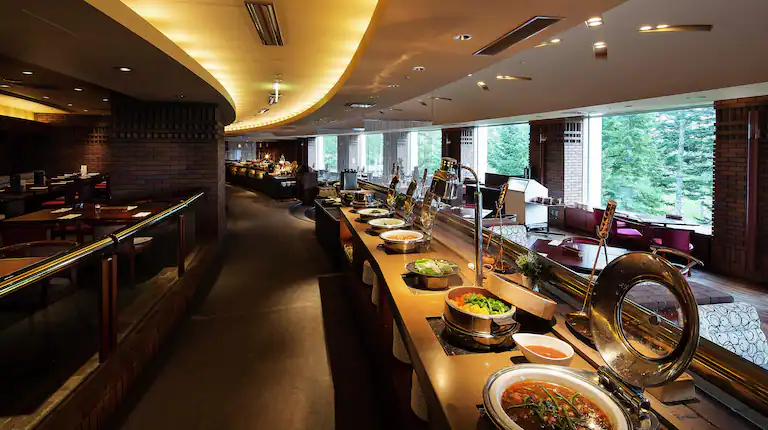 조식 및 석식 뷔페 사진